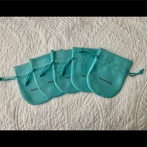 Authentic Tiffany & Co. Small jewelry pouch.
